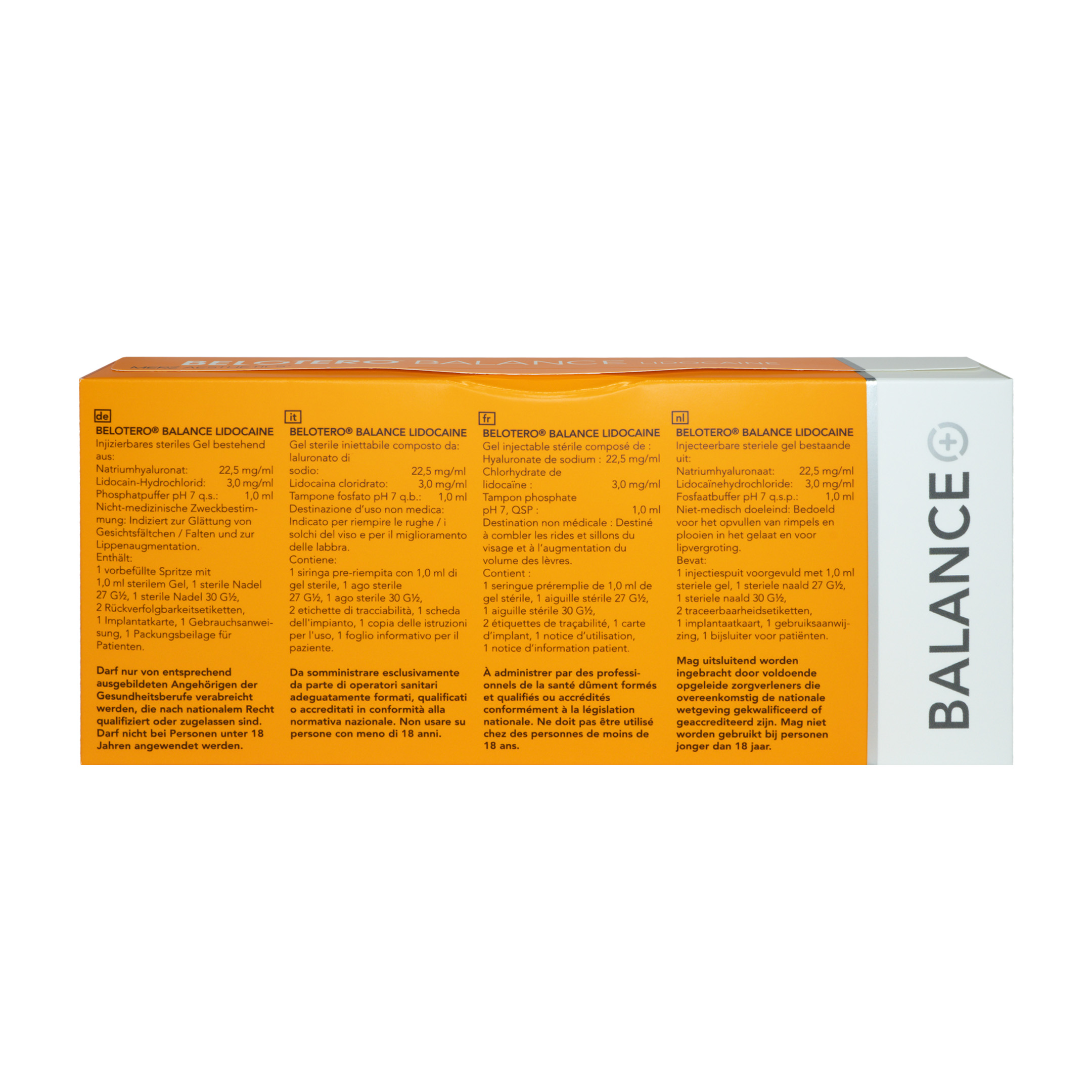 Belotero Balance Lidocaine (1×1ml) Belotero BALANCE LIDOCAINE (1×1ML) back