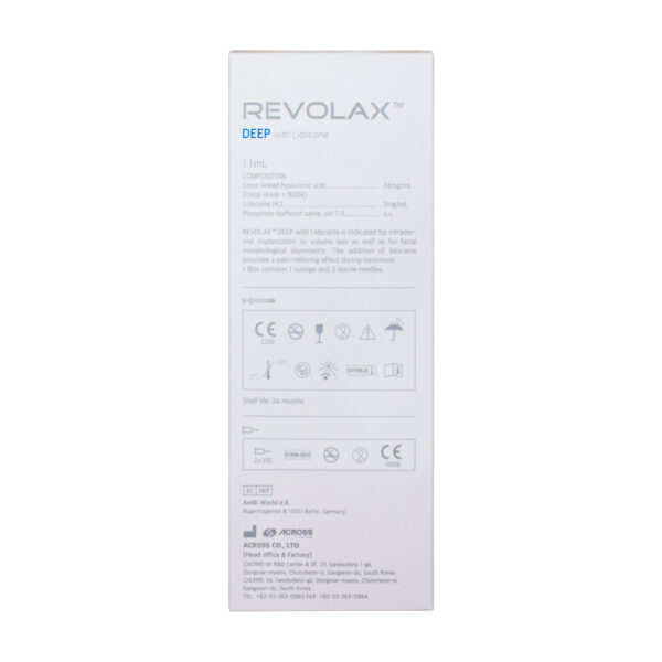 Revolax Deep Lidocaine back