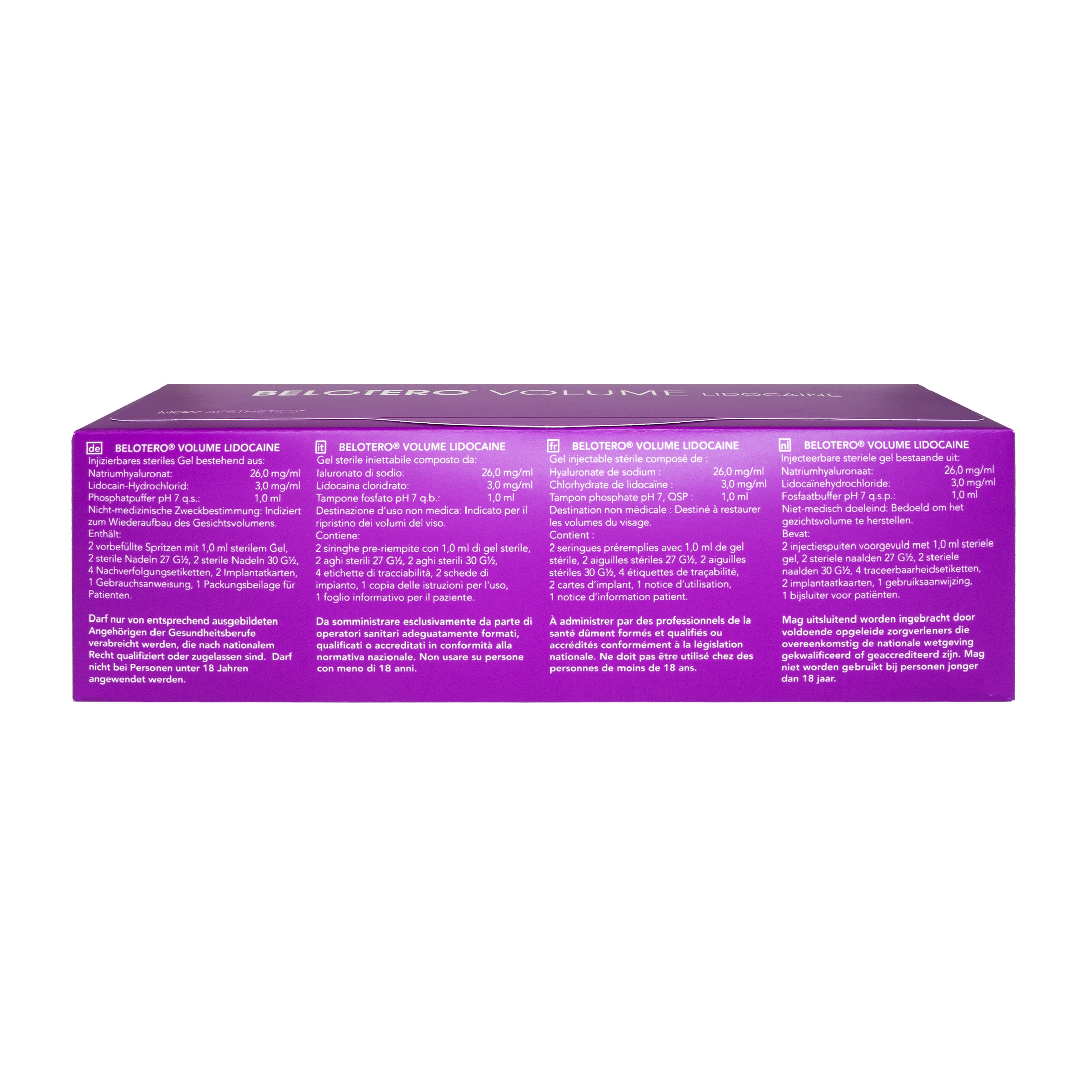 Belotero Volume Lidocaine (2×1ml) Belotero Volume Lidocaine (2×1ml) back