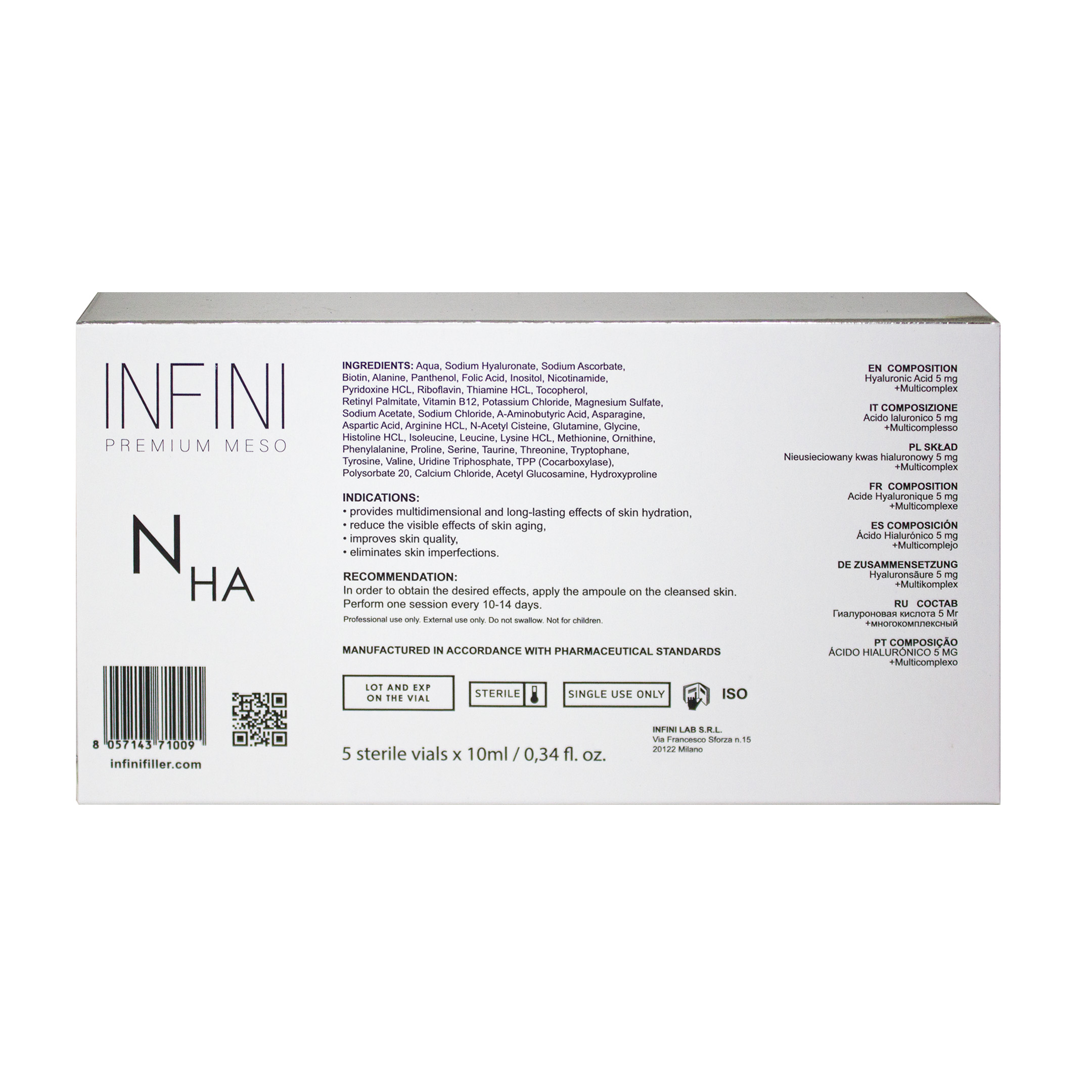 Infini Premium Meso NHA back