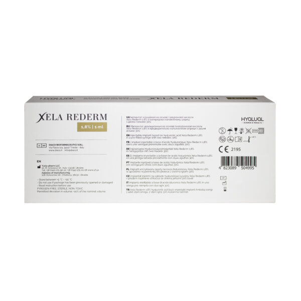 Xela Rederm 1 8 1ml back