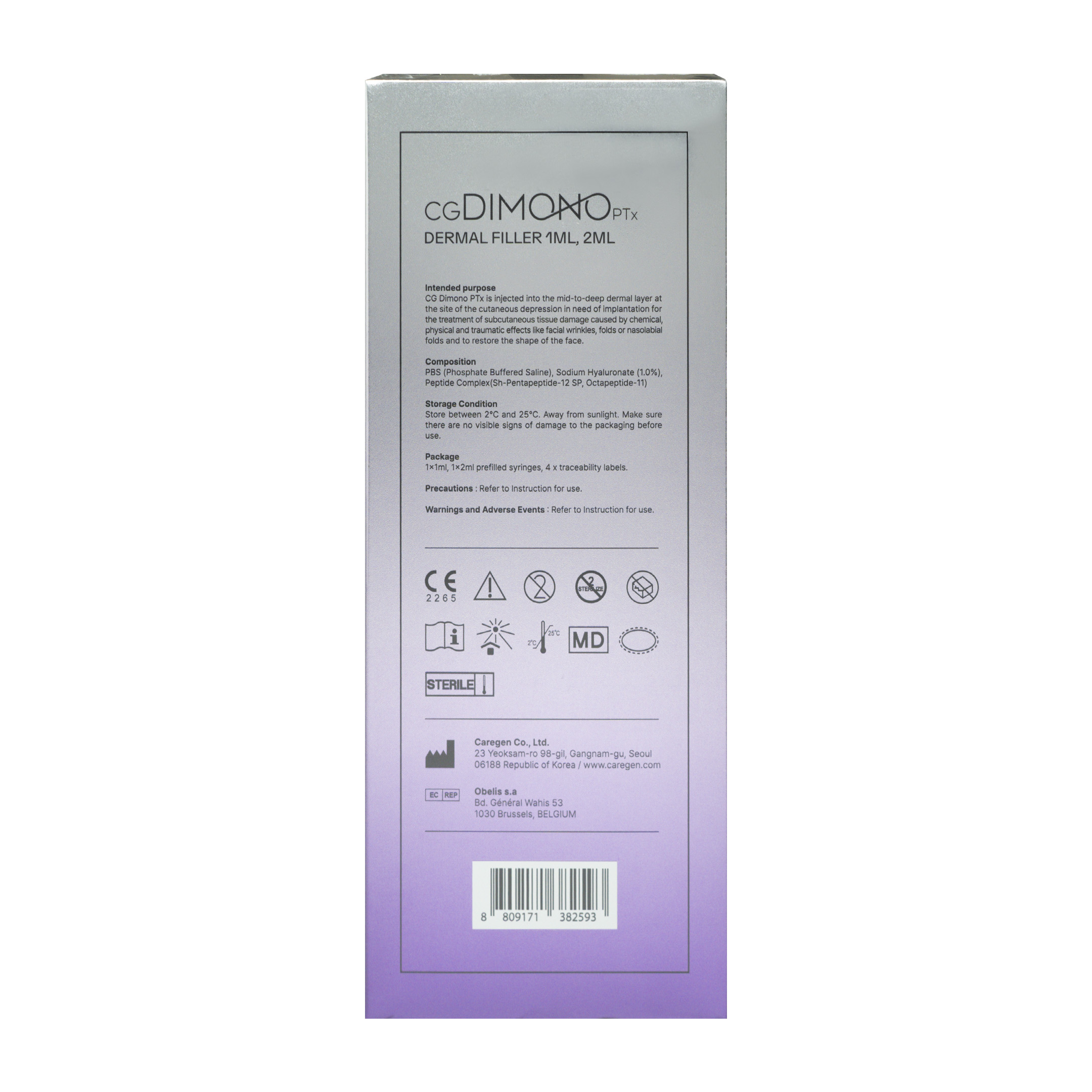 CG Dimono PTX (1x1ml + 1x2ml)-back