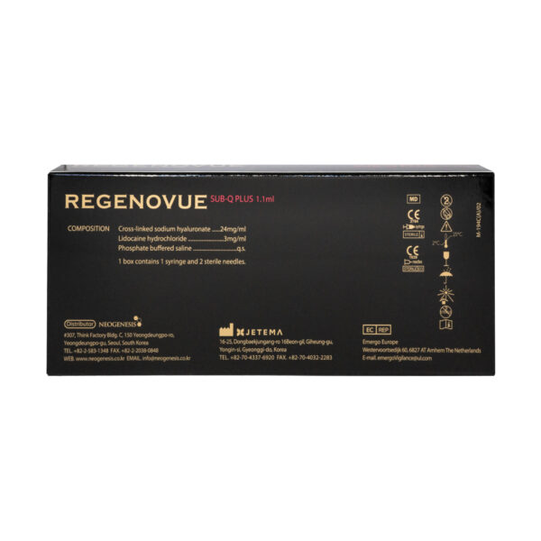 Regenovue Sub Q Plus back