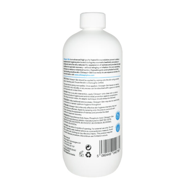 Clinisept+ Skin Cleansing 490ml back