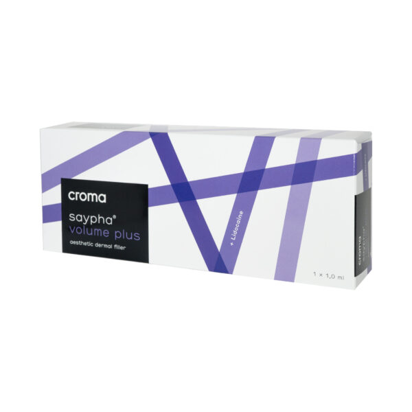 Croma Saypha Volume Plus aesthetic dermal filler Lidocaine 1x1,0ml side
