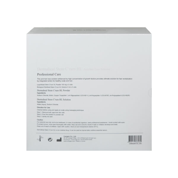 Dermaheal Stem C'rum HL Anti Hair Loss Solution back