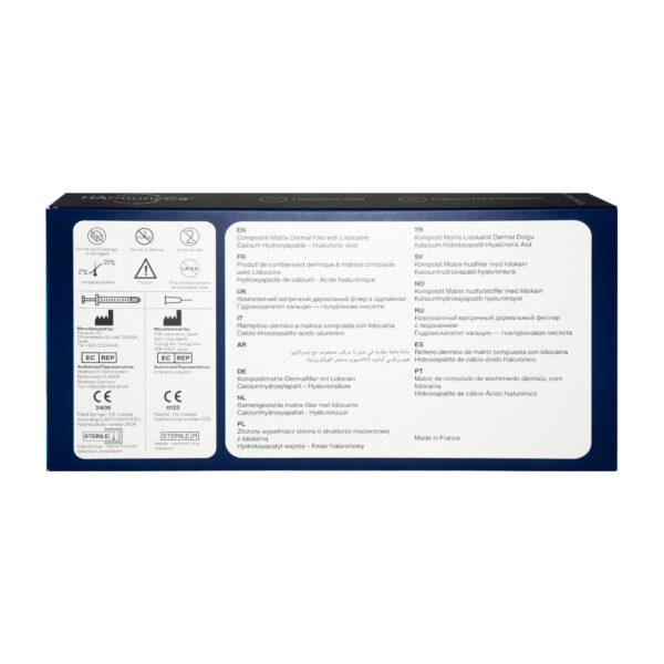 HArmonyCA with Lidocaine 2x125ml back