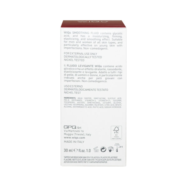 PRX WiQo Facial Smoothing Liquid 1x30ml back