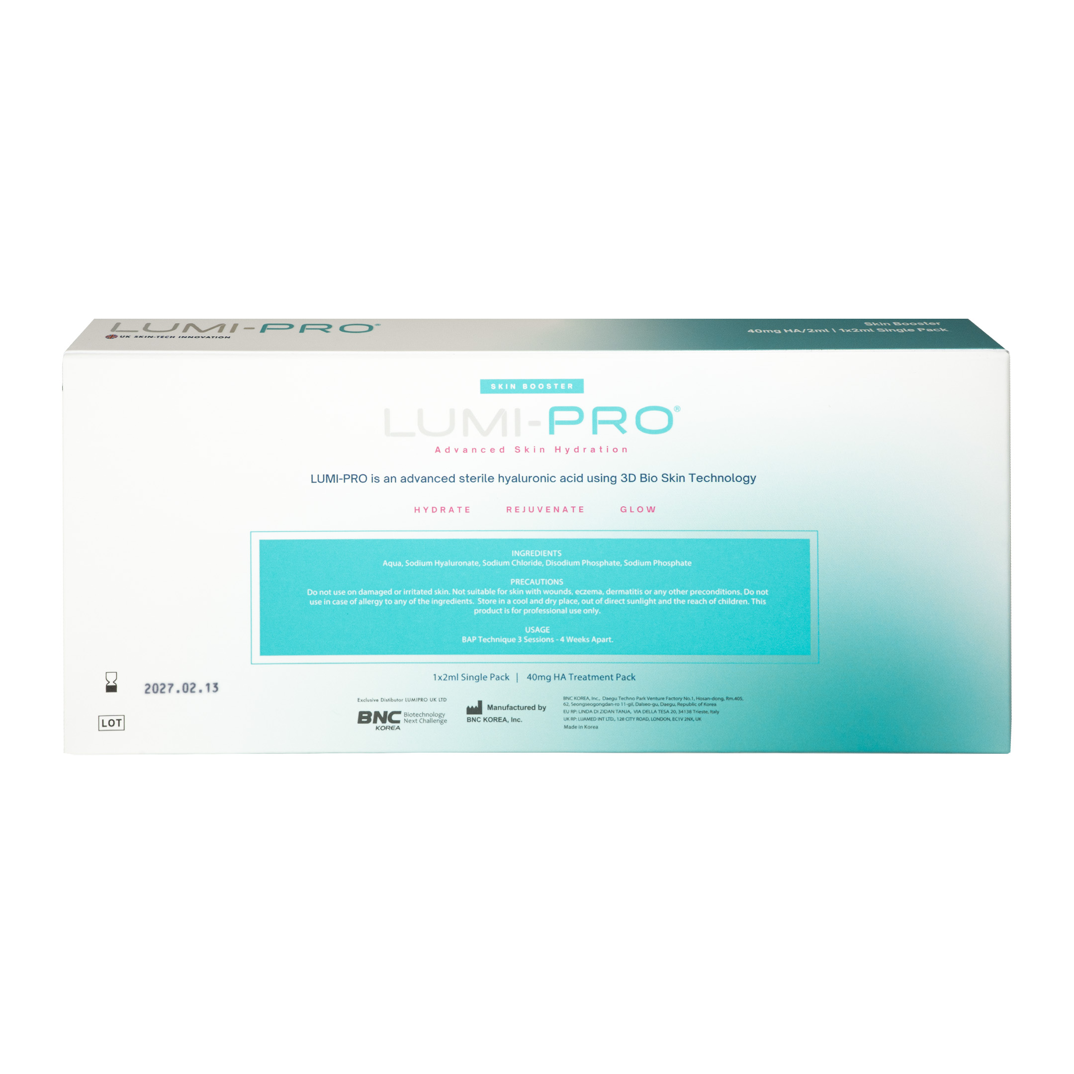 Lumi-Pro (1x2ml) Lumi PRO Skinbooster 1x2ml back