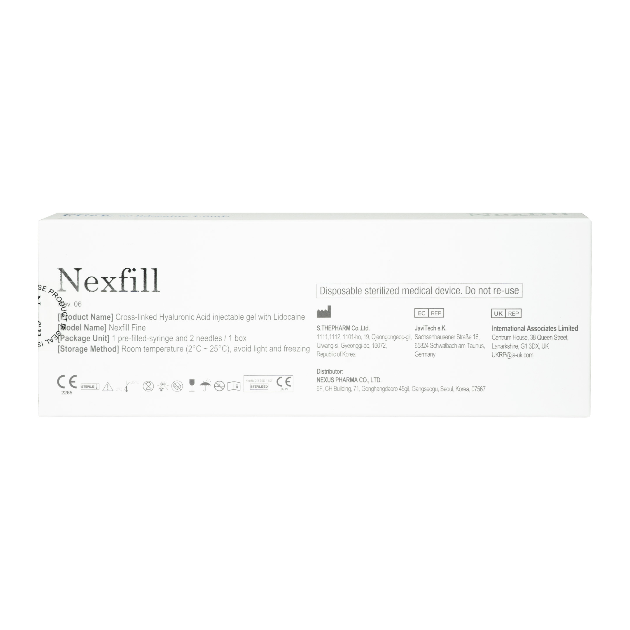 Nexfill Fine (1x1ml) back
