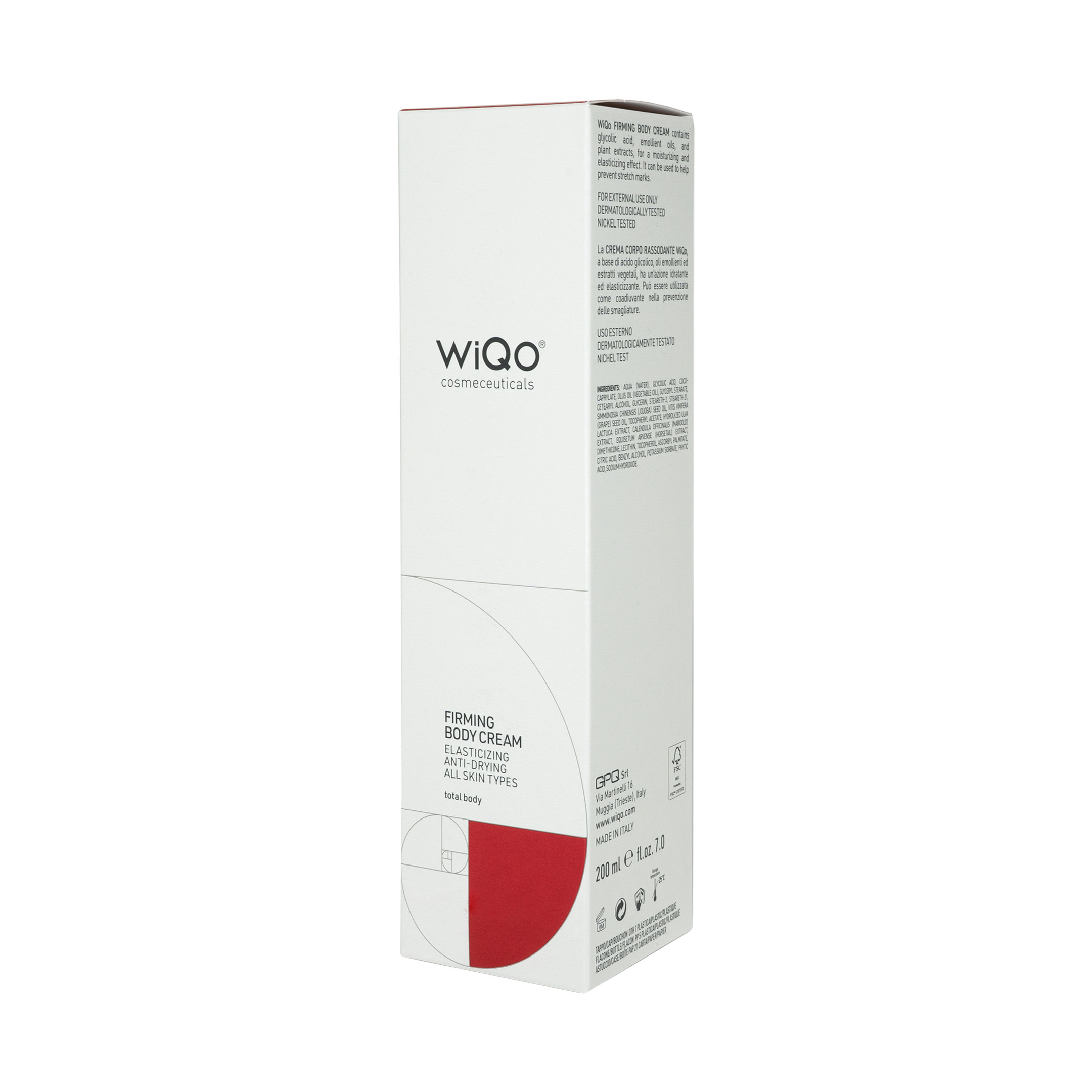 WiQo Firming Body Cream 1x200ml side