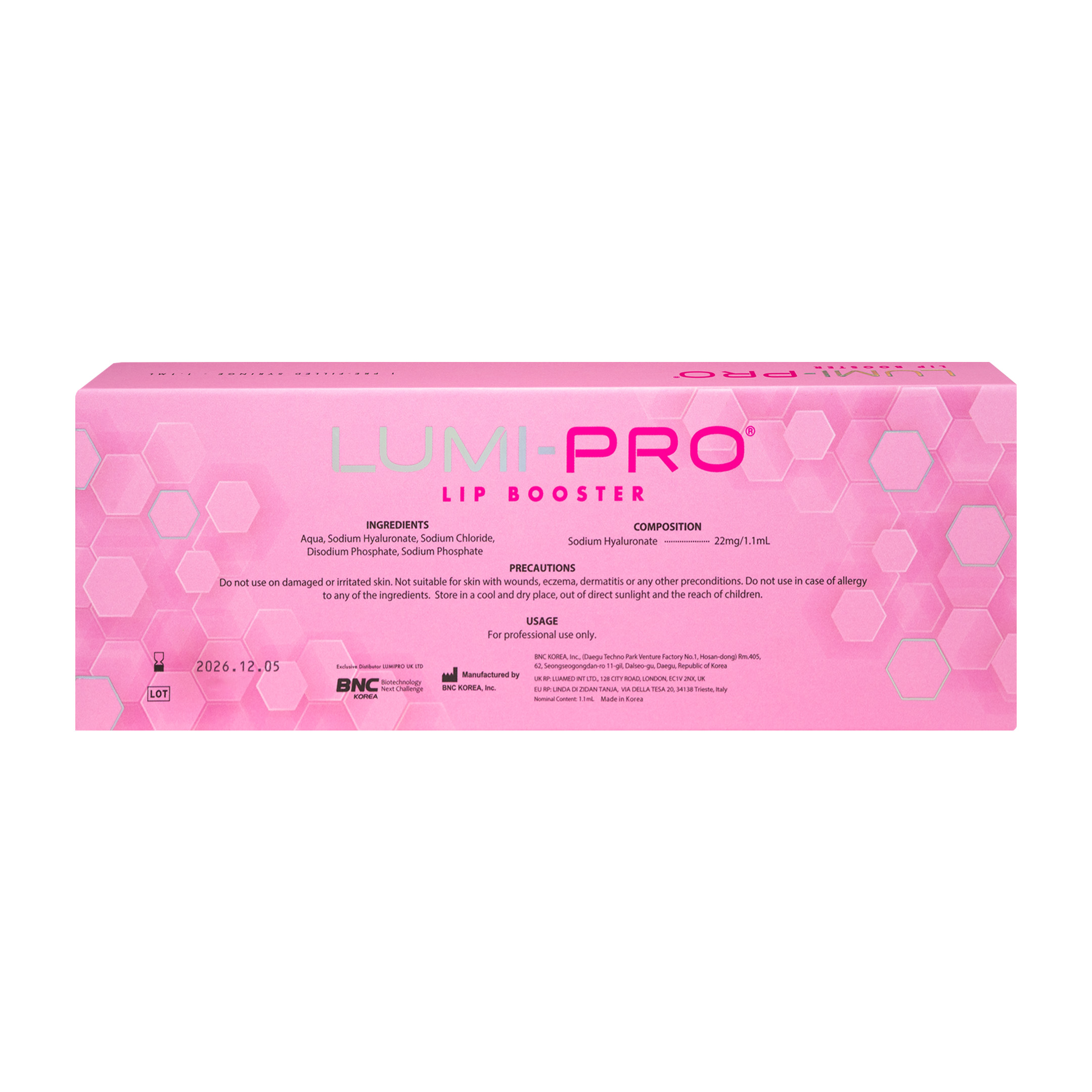 Lumi Pro Lip Booster (1x1ml) back