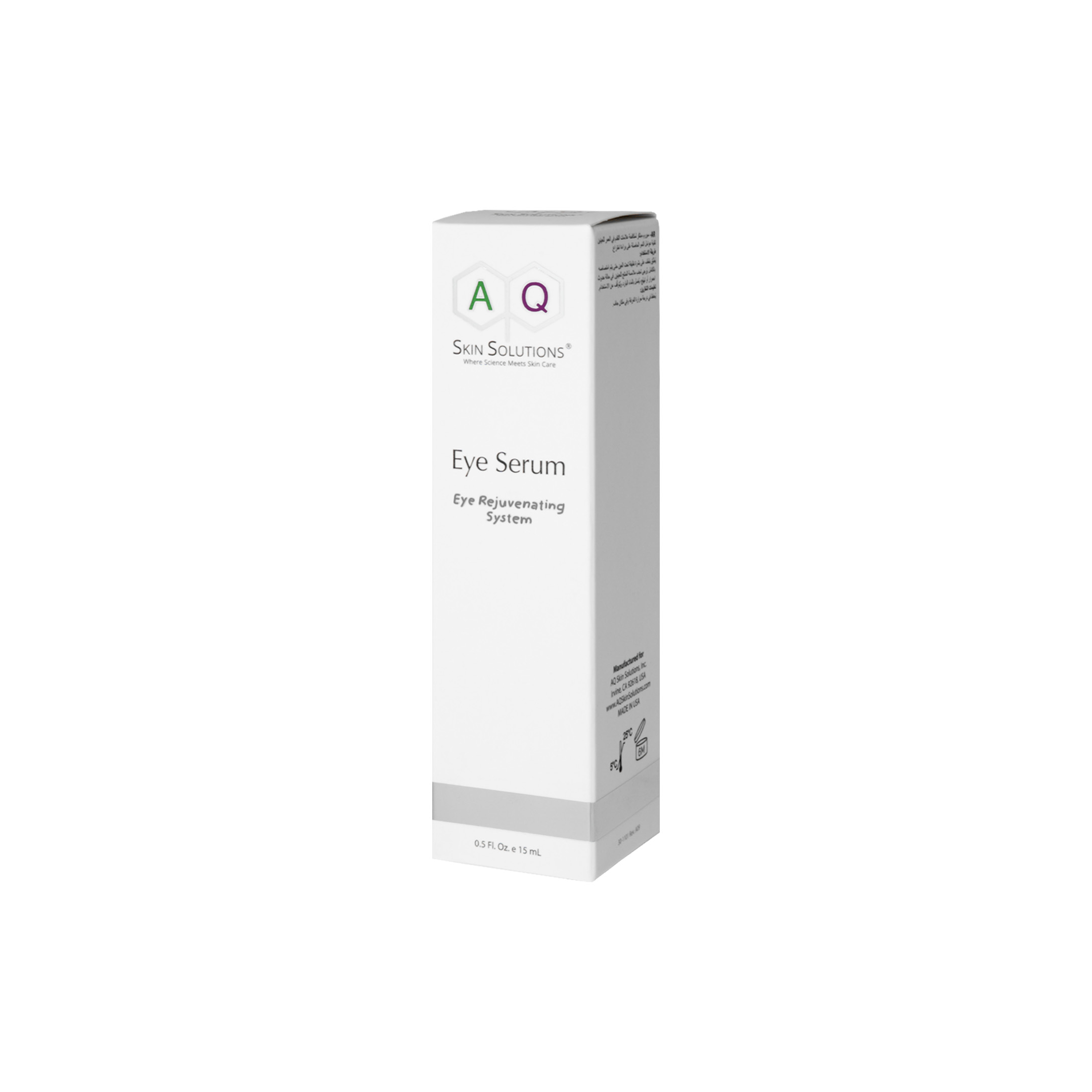 AQ Skin Solutions Eye Serum (1 x 15ml) AQ Skin Solutions Eye Serum (15ml) side
