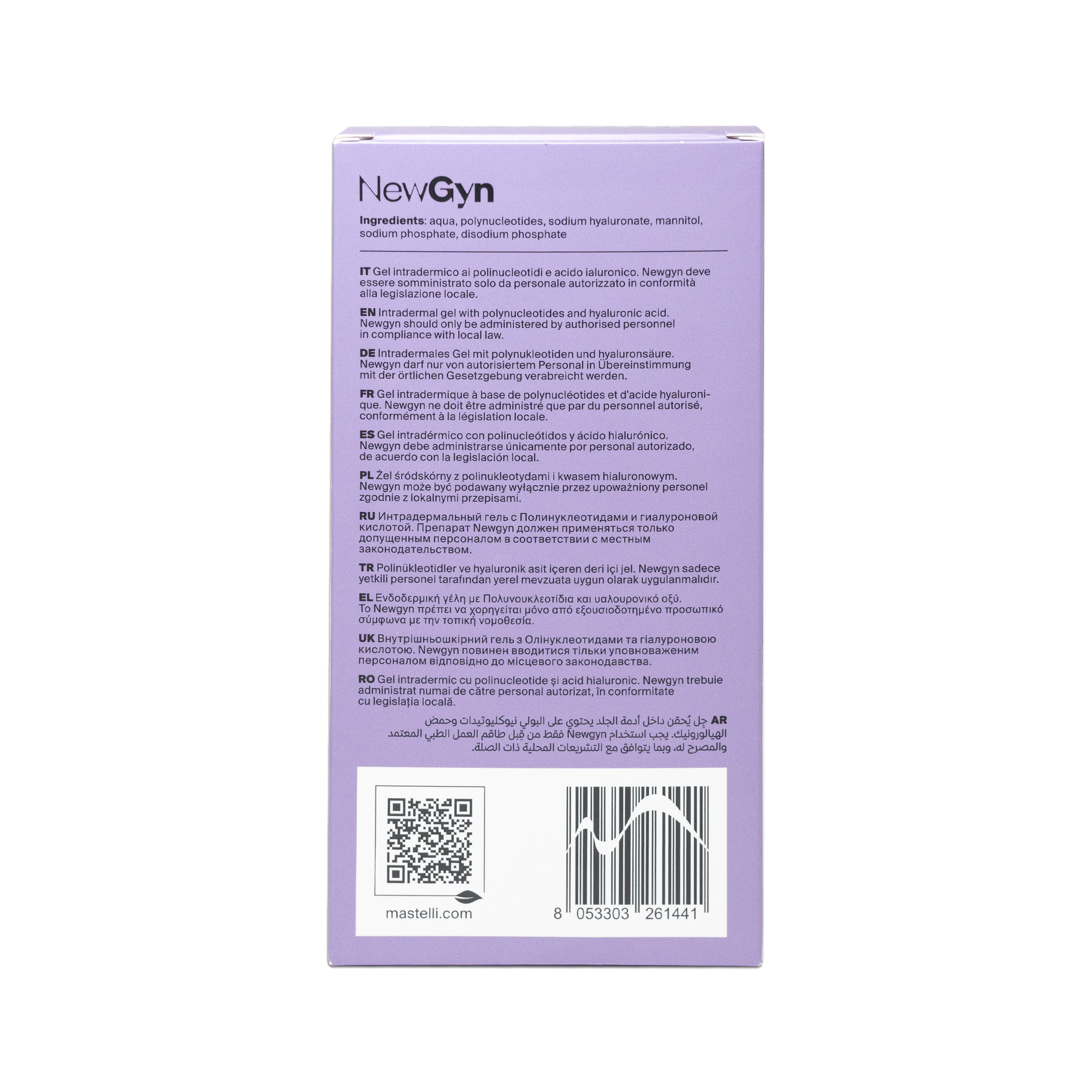 NewGyn Mastelli (1x2ML) back