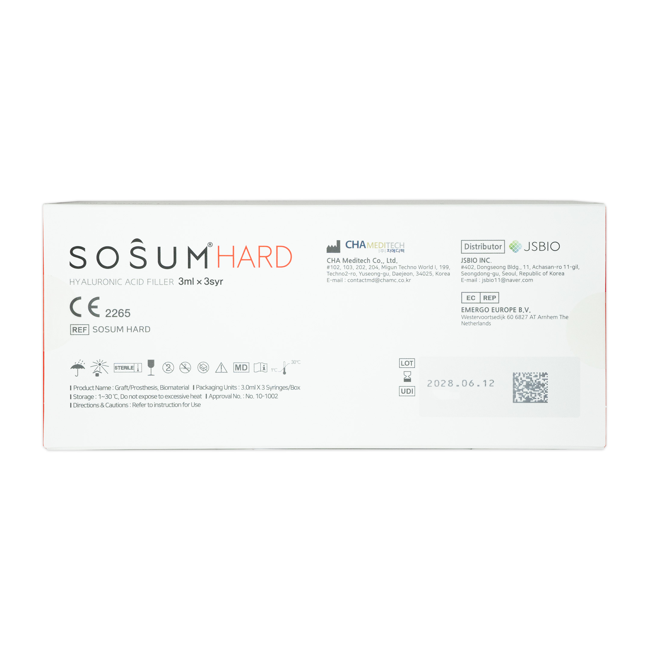 Sosum Hard (3x3ml) SOSUM HARD 3x3ml back