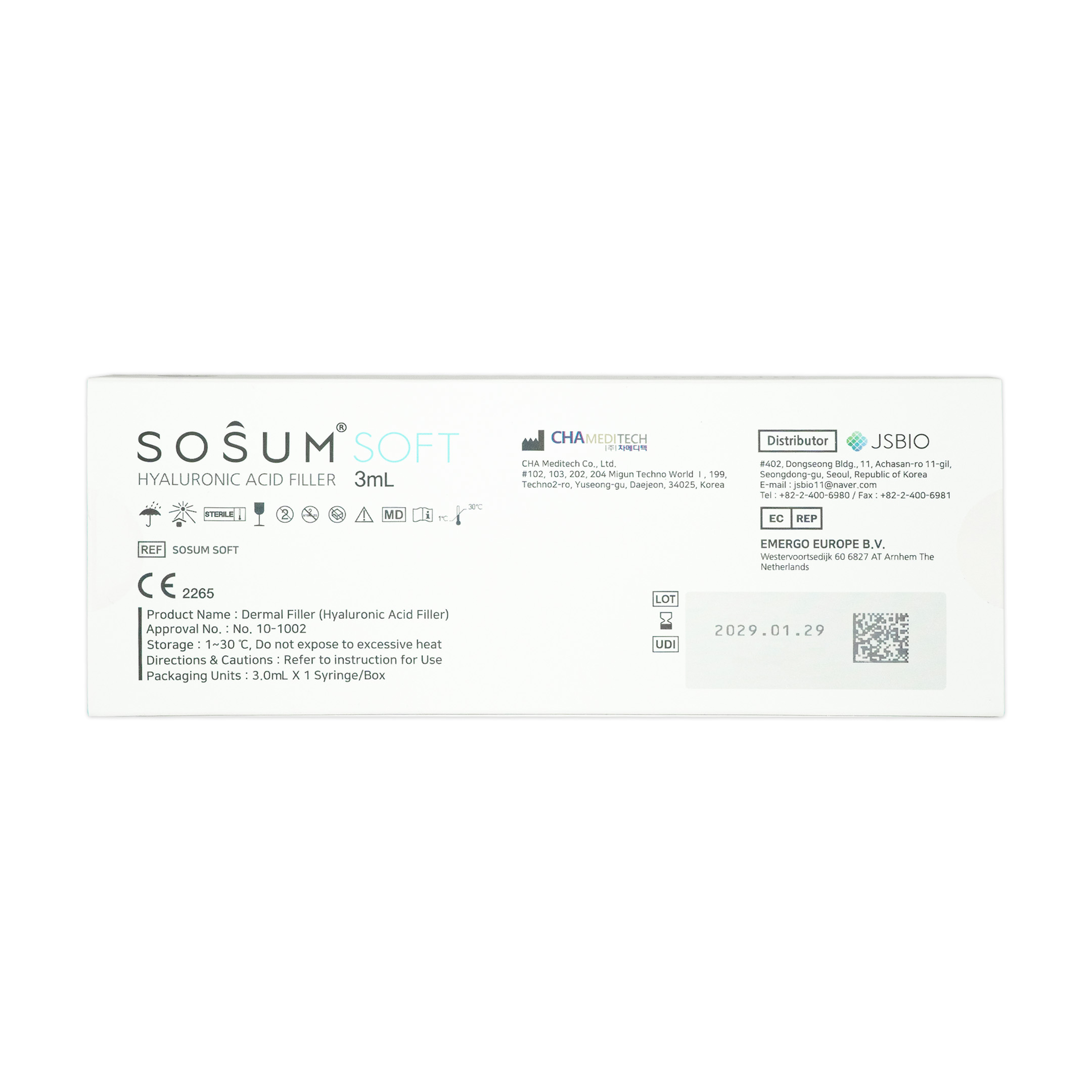 Sosum Soft (1x3ml) SOSUM SOFT 1x3ml back