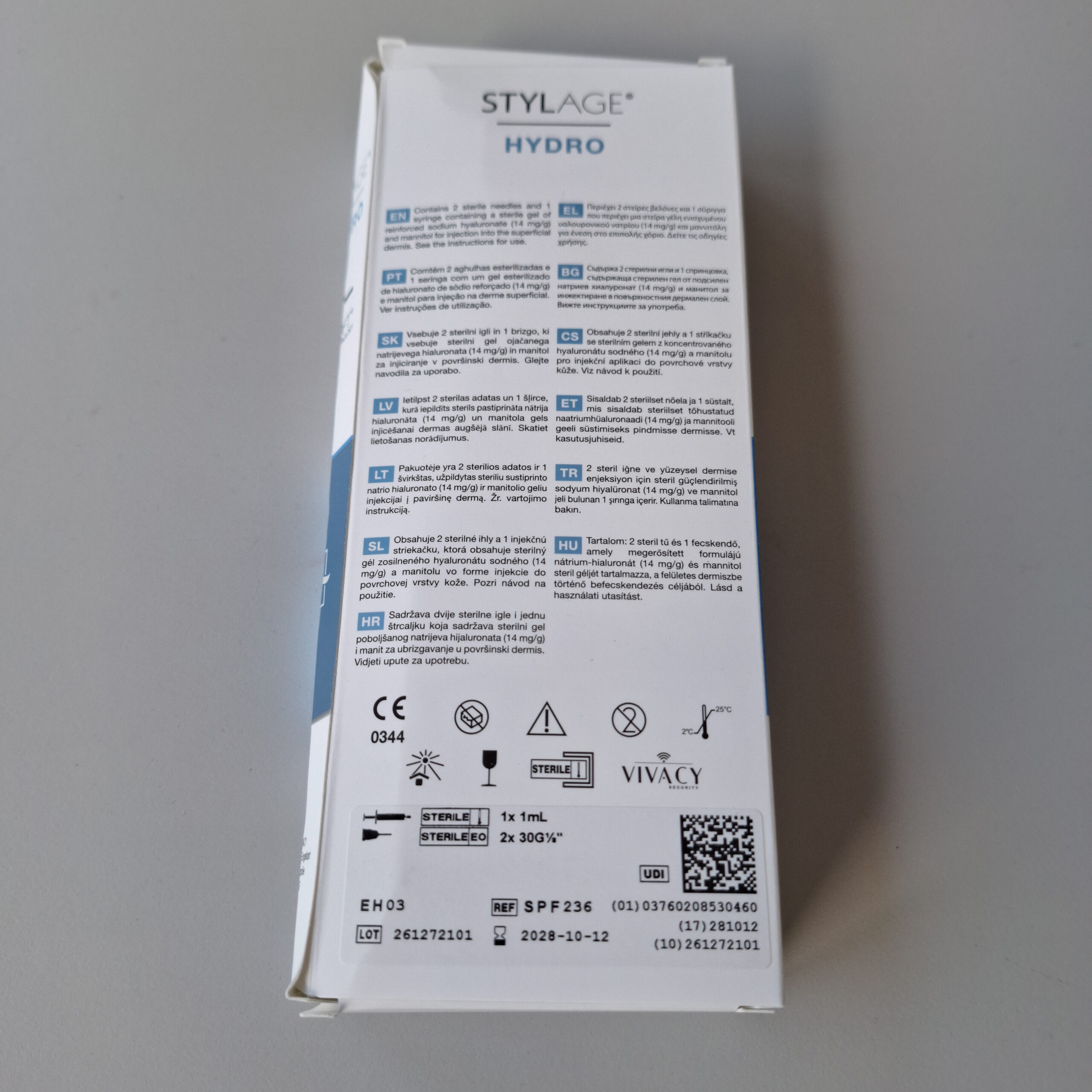 Stylage Hydro damaged box 1